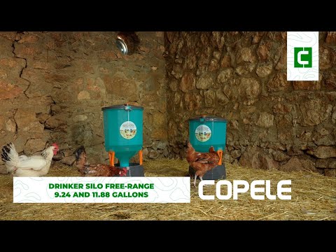 Free Range Poultry Silo Drinker 35Ltr