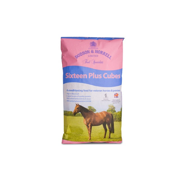 Dodson & Horrell 16 Plus Cubes Senior Horse Feed 20Kg