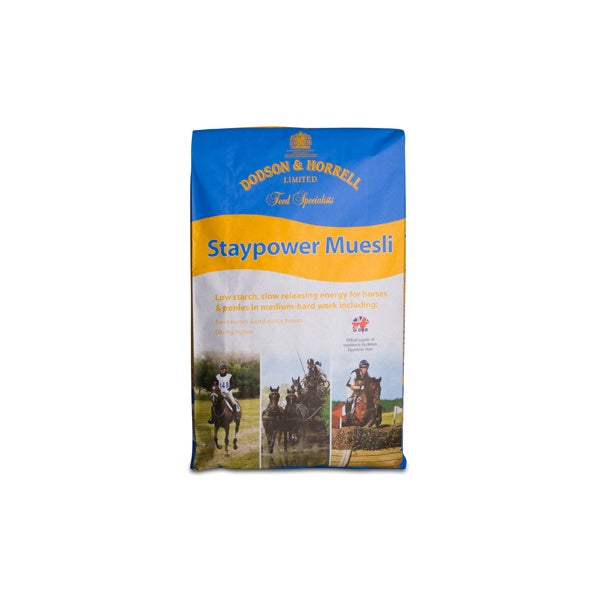 Dodson & Horrell Staypower Muesli 20Kg - Horse Feed