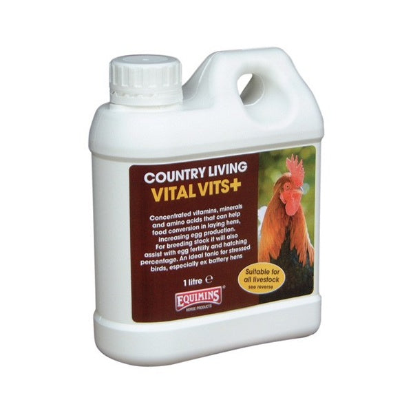 Equimins Country Living Vital Vits Mineral Supplement 1Ltr - Poultry Supplment