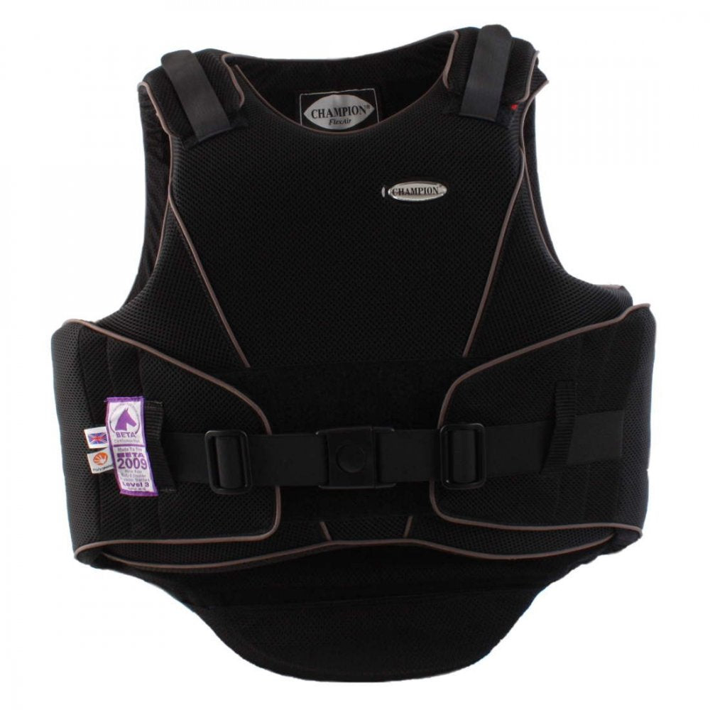 Champion Flexair Adult Body Protector Black/Grey - Regular Back