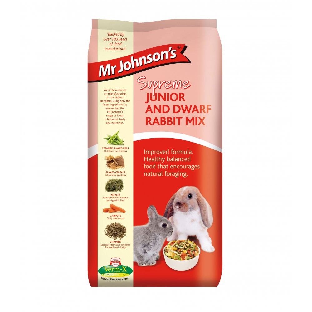 Mr Johnson's Supreme Junior Dwarf Rabbit Food Mix