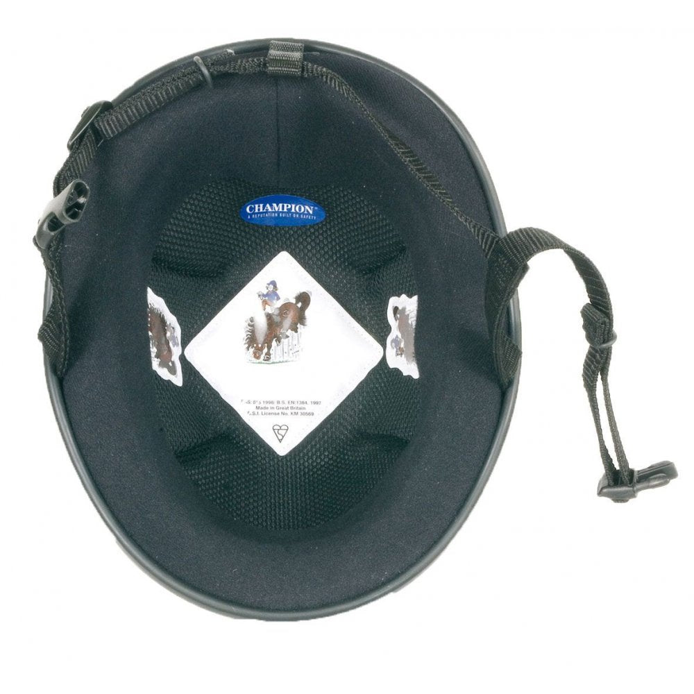 Champion Junior CPX-3000 Velvet Riding Hat Black