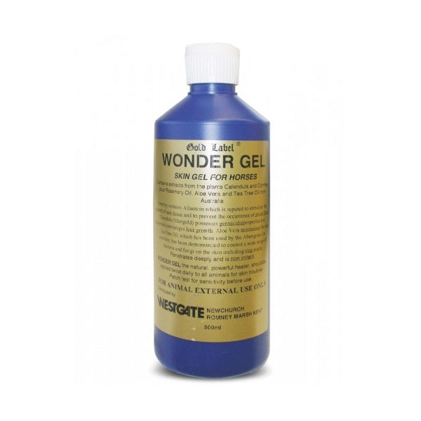 Gold Label Wonder Gel 500ml Skin Gel for Horses