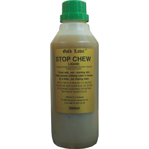 Gold Label Stop Chew Liquid 500ml Horse Anti-Crib Liquid