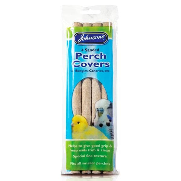 Johnson's Small Sanded Bird Perch Covers 4 Pack