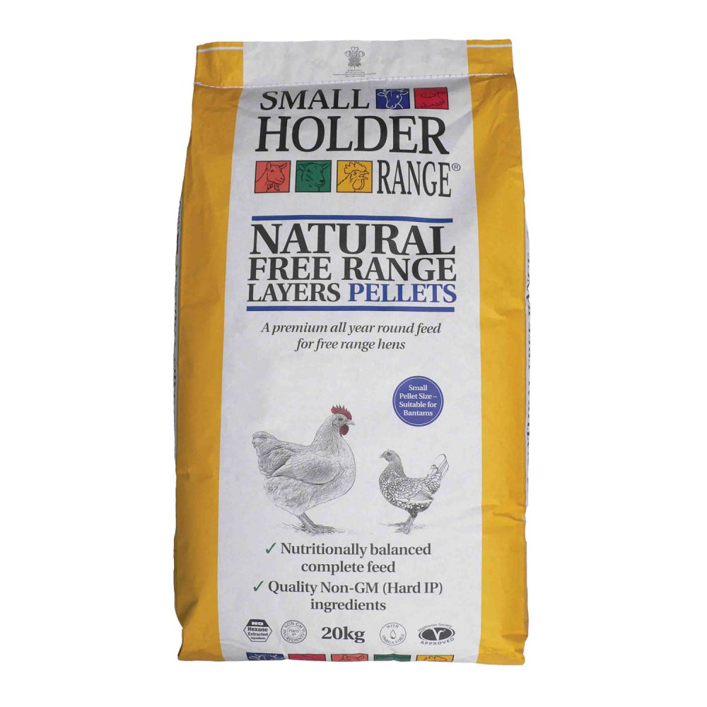 Allen & Page Natural Free Range Poultry Layers Pellets 20Kg