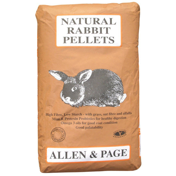Allen & Page Natural Rabbit Pellets Rabit Food 20Kg
