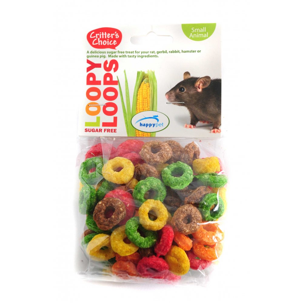 Critter's Choice Loopy Loops Small Animal Treats 50g