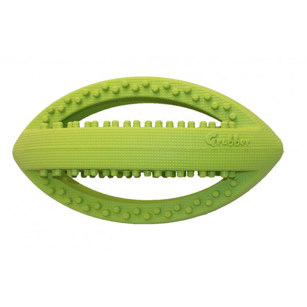 Happy Pet Grubber Interactive Rugby Ball Dog Toy