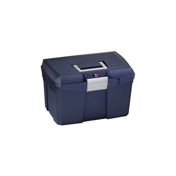 Lincoln Tack Box / Grooming Box Navy Blue