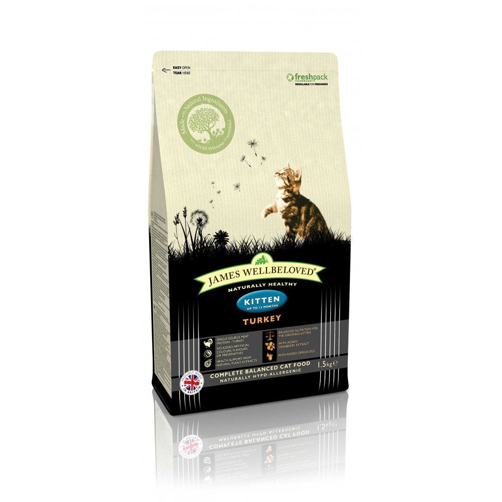 James Wellbeloved Complete Kitten Food Turkey