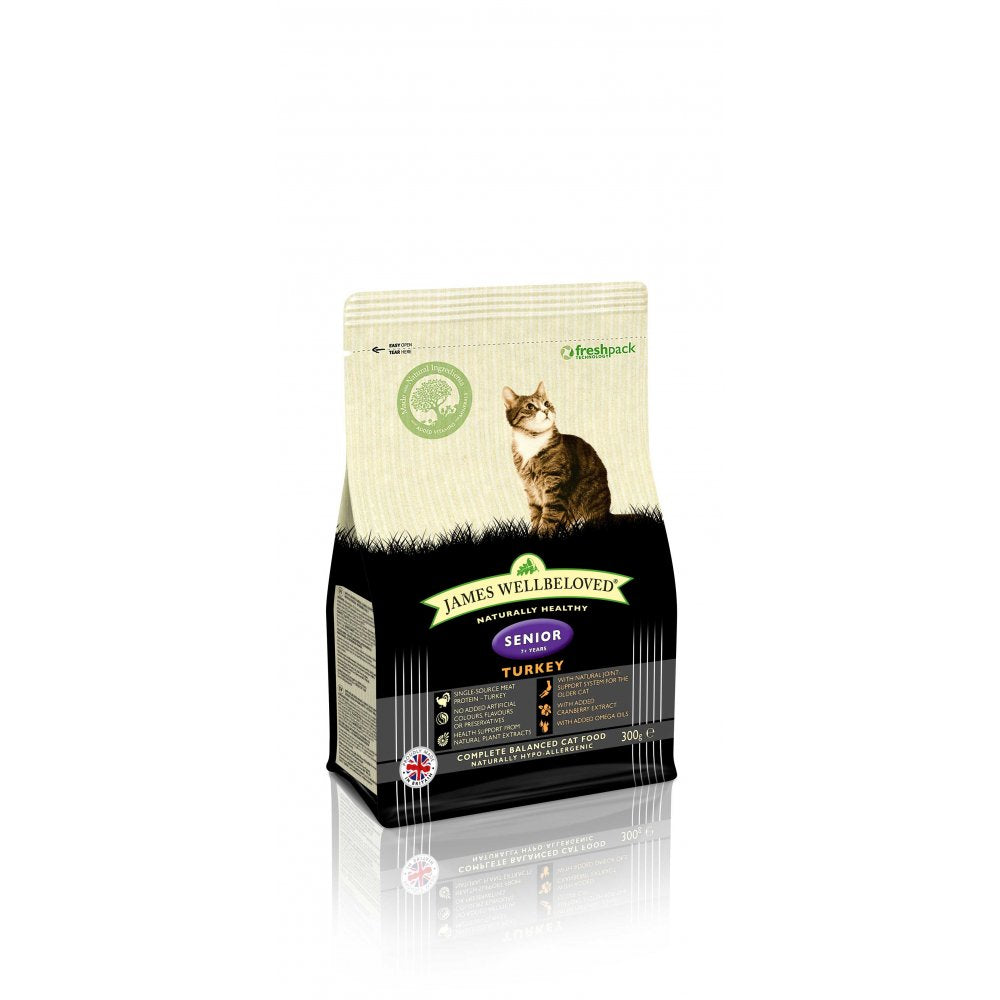 James Wellbeloved Complete Senior Cat Food Turkey