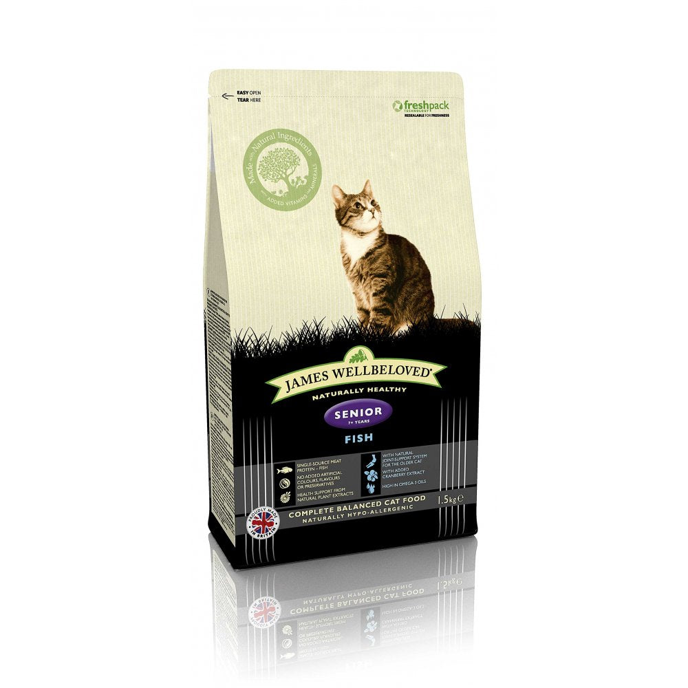 James Wellbeloved Complete Senior Cat Food Fish