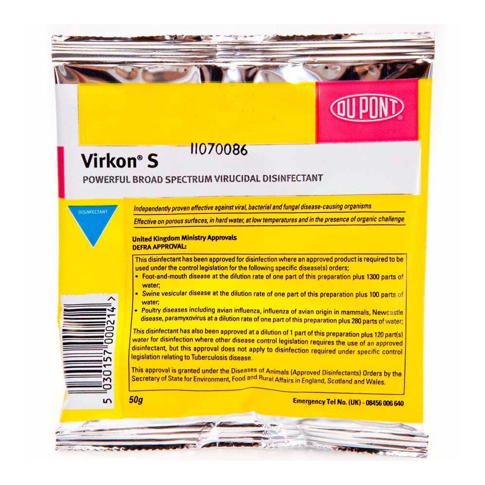 Du Pont Virkon S Farm Disinfectant Powder
