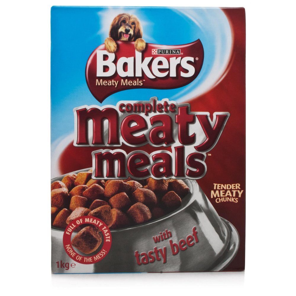 Bakers Complete Meaty Meals Adult Dog Food Beef