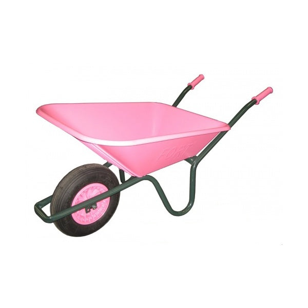 FORT Cosmo 90Ltr Pink Wheelbarrow
