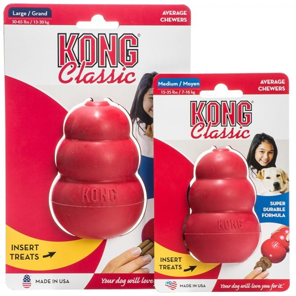 KONG Classic Dog Toy - The Original Red KONG Dog Toy