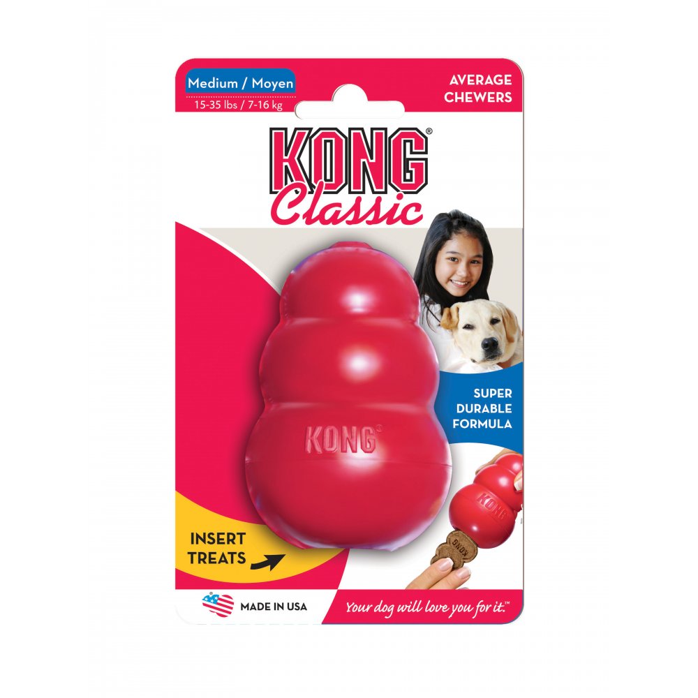 KONG Classic Dog Toy - The Original Red KONG Dog Toy