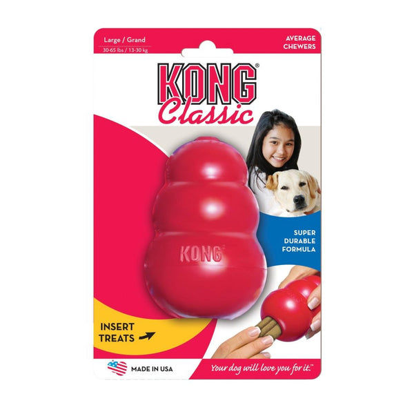 KONG Classic Dog Toy - The Original Red KONG Dog Toy