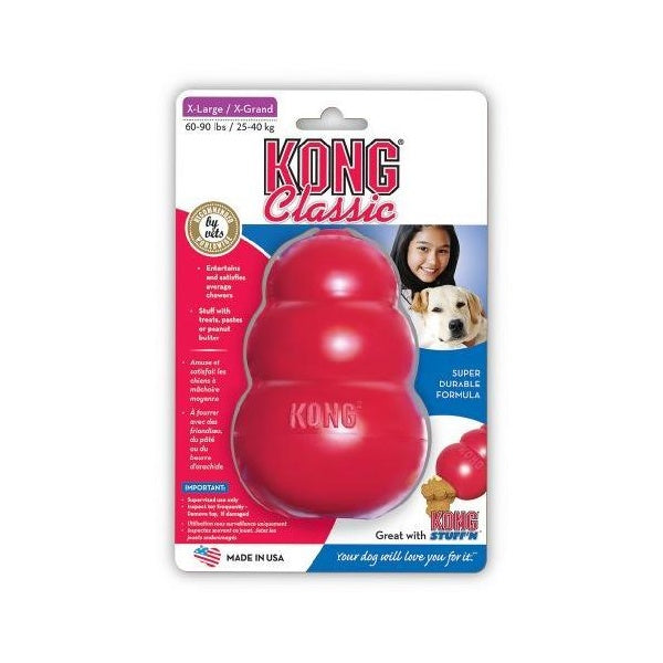 KONG Classic Dog Toy - The Original Red KONG Dog Toy