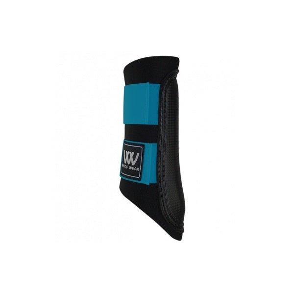 Woof Wear Club Brushing Boots Black/Turquoise
