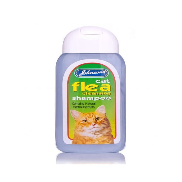 Johnson's Cat Flea Cleansing Shampoo 125ml