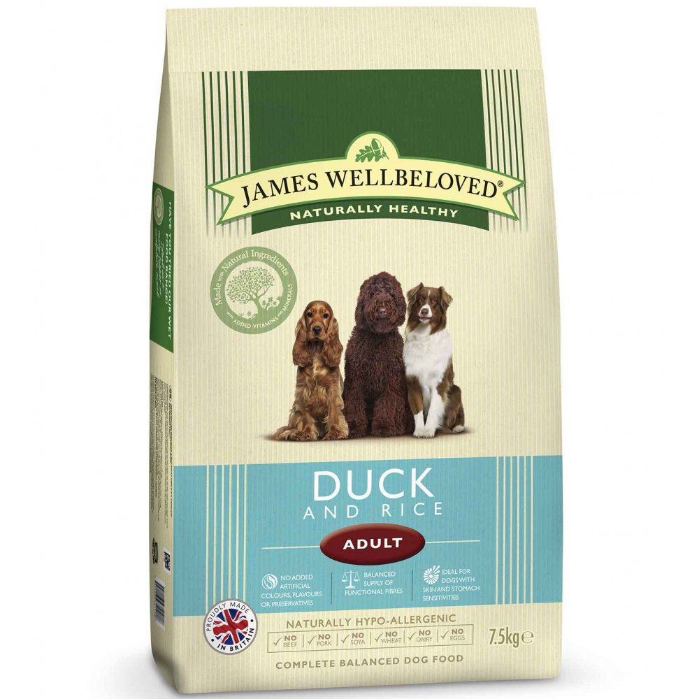 James Wellbeloved Adult Duck & Rice Complete Dog Food