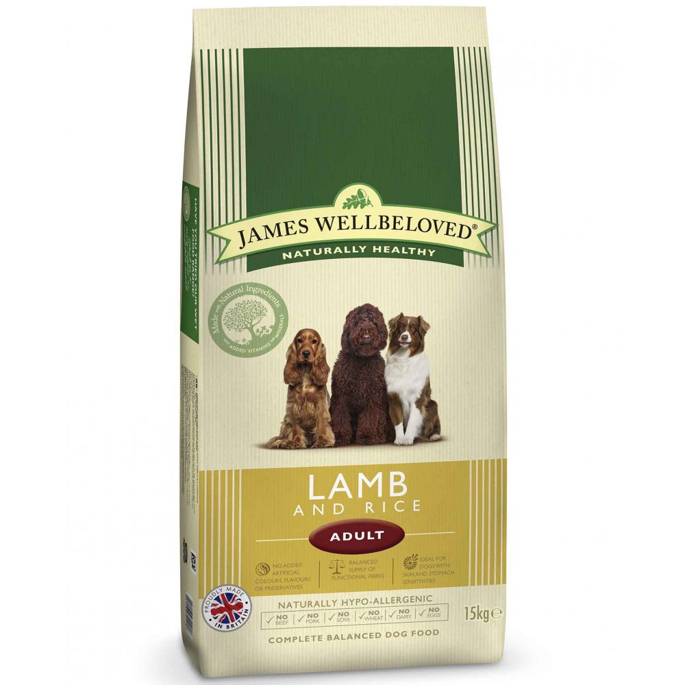 James Wellbeloved Adult Lamb & Rice Complete Dog Food
