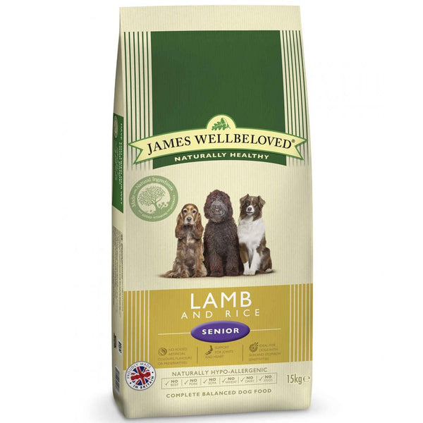 James Wellbeloved Senior Lamb & Rice Complete Dog Food
