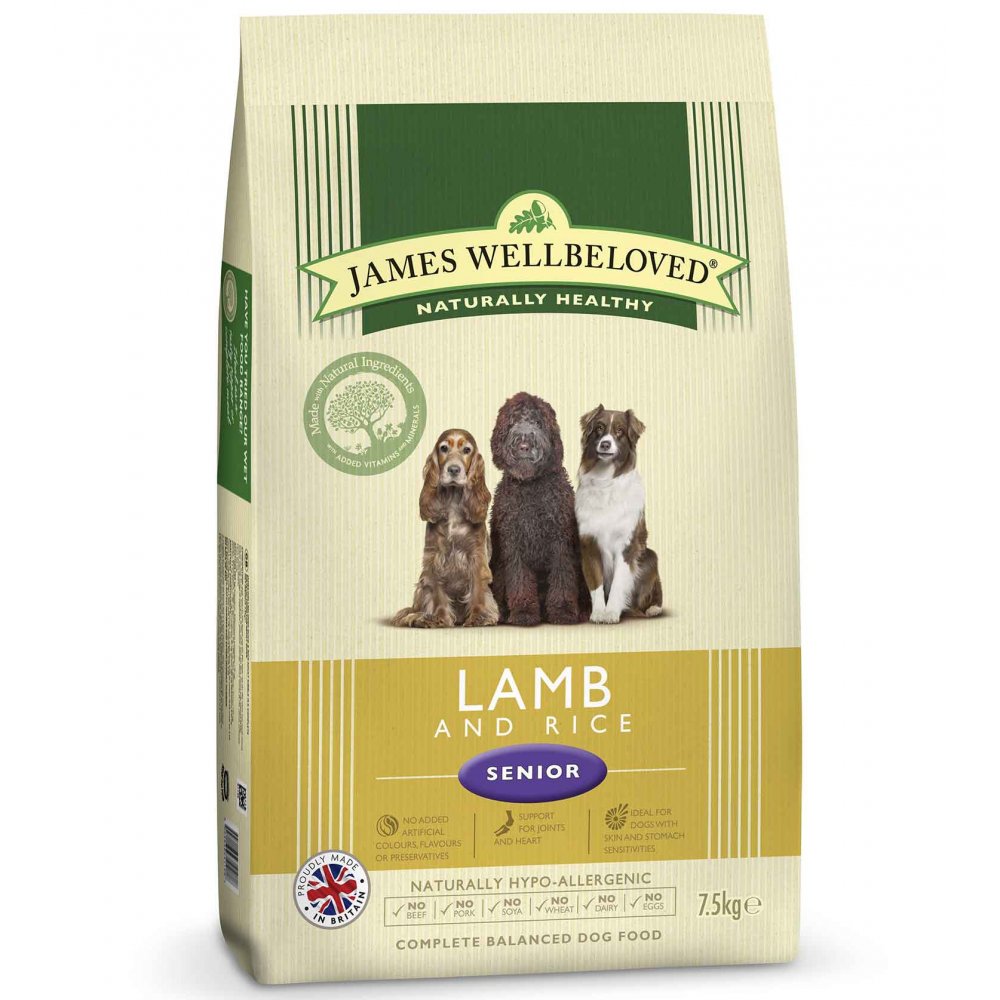 James Wellbeloved Senior Lamb & Rice Complete Dog Food