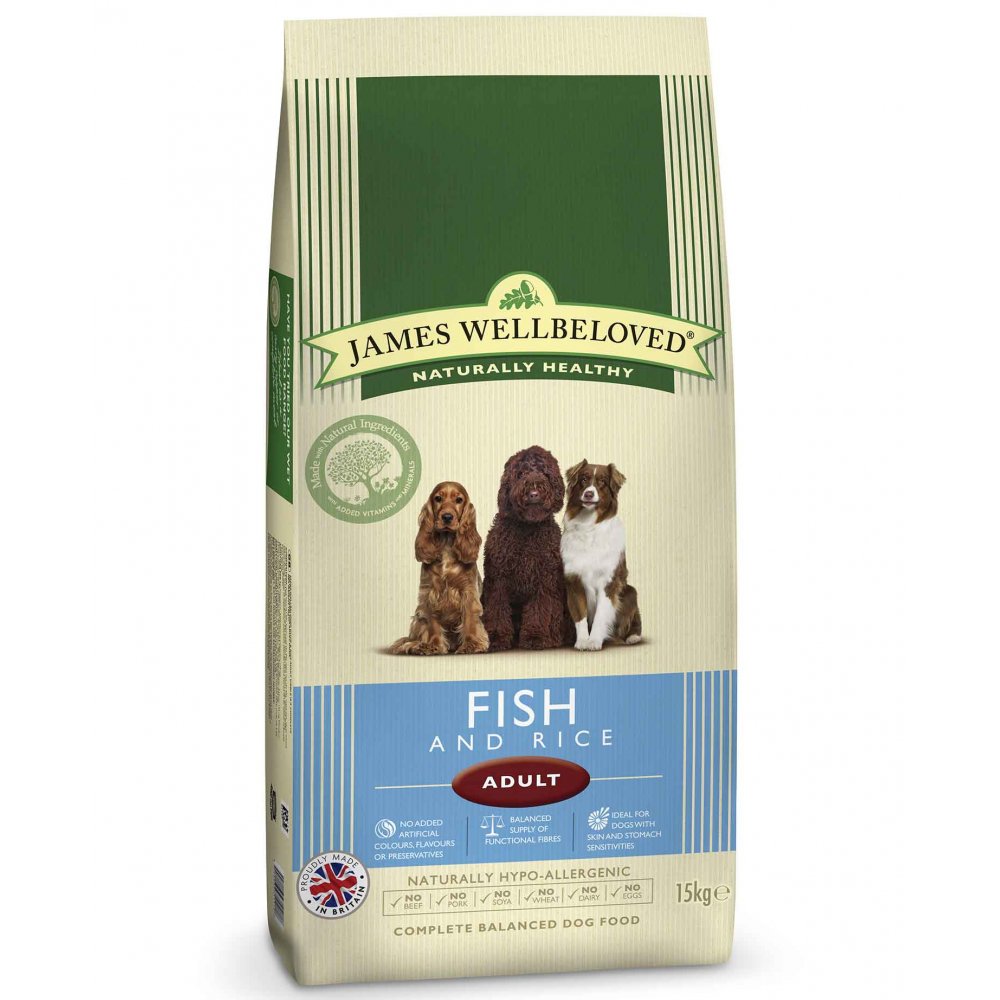 James Wellbeloved Adult Fish & Rice Complete Dog Food