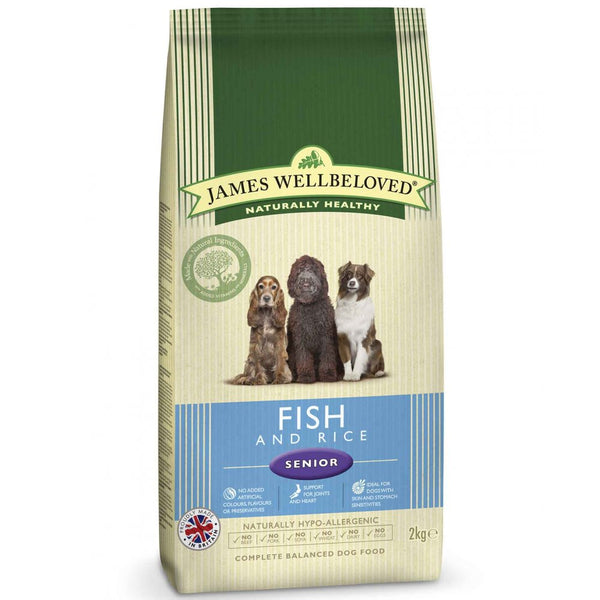 James Wellbeloved Senior Fish & Rice Complete Dog Food