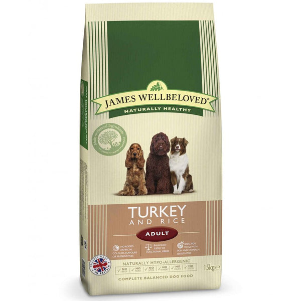 James Wellbeloved Adult Turkey & Rice Complete Dog Food