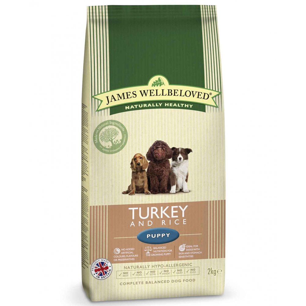 James Wellbeloved Puppy Turkey & Rice Complete Dog Food