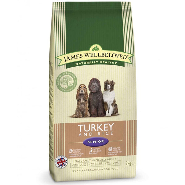 James Wellbeloved Senior Turkey & Rice Complete Dog Food