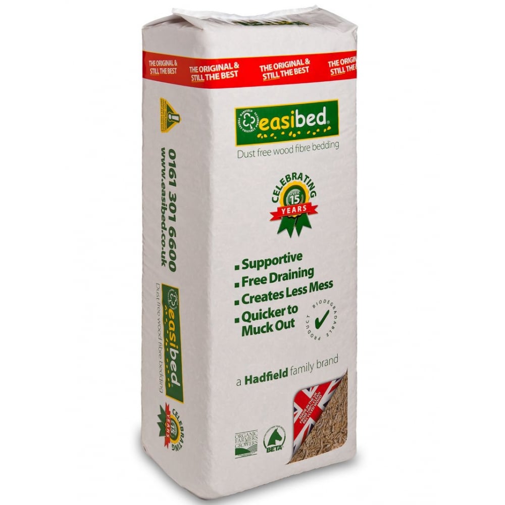 Easibed Dust Free Wood Fibre Horse Bedding Bale 20Kg