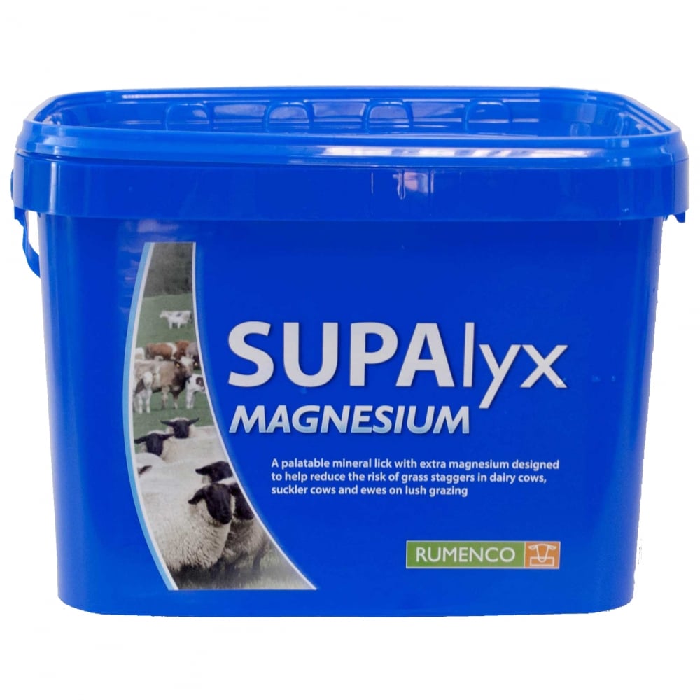 Rumenco Supalyx Magnesium (BLUE) Nutritional Lick for Cattle & Sheep 22.5Kg