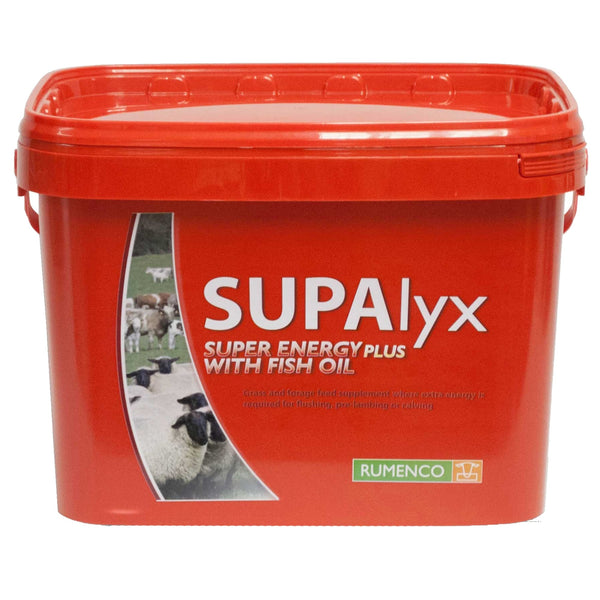 Rumenco Supalyx Super Energy Plus With Fish Oil 22.5Kg (RED) Cattle & Sheep Supplement