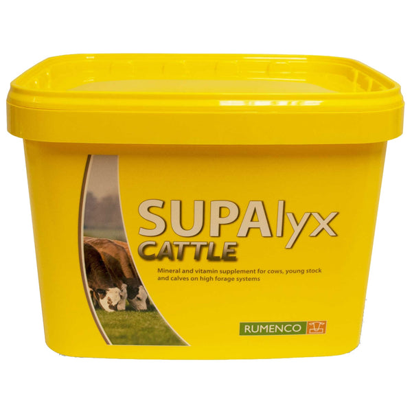 Rumenco Supalyx Cattle (YELLOW) Nutritional Lick Cattle 22.5Kg