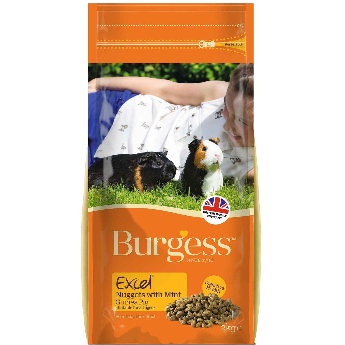 Burgess Excel Guinea Pig Nuggets With Mint Guinea Pig Food