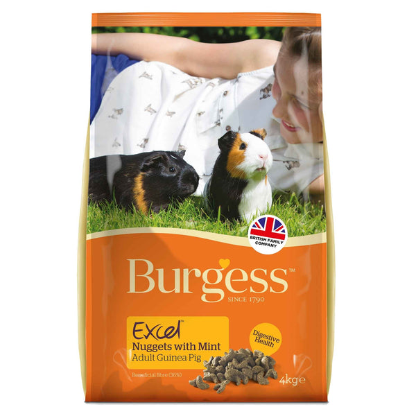 Burgess Excel Guinea Pig Nuggets With Mint Guinea Pig Food