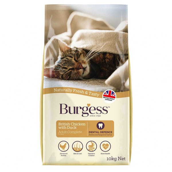 Burgess Adult Cat Food Chicken with Duck
