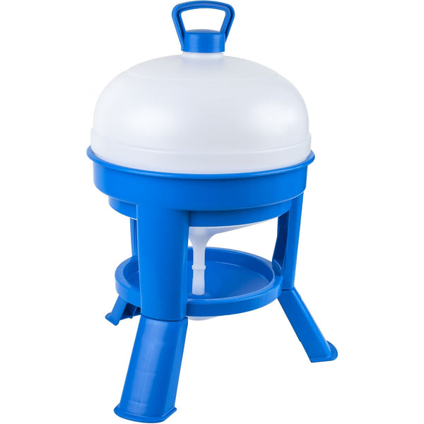 Copele Eco Poultry Drinker With Legs / Tripod Drinker Blue & White