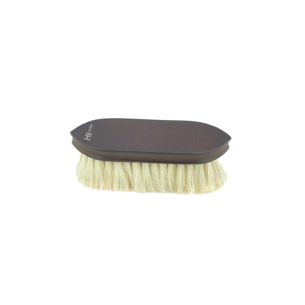 Hy Shine Deluxe Goat Hair Wooden Dandy Brush