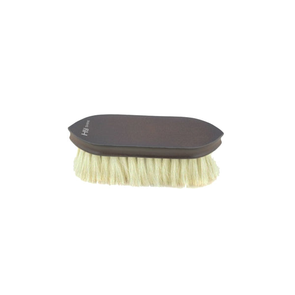 Hy Shine Deluxe Goat Hair Wooden Dandy Brush