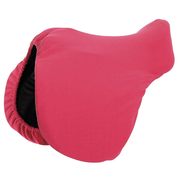 Shires Fleece Saddle Cover Pink