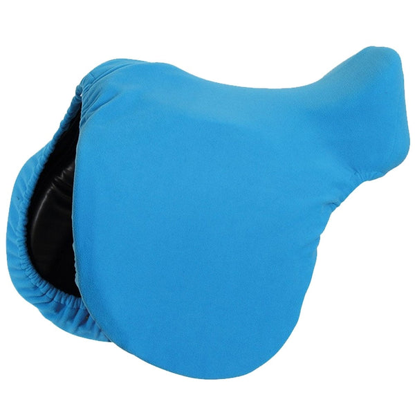 Shires Fleece Saddle Cover Bright Blue
