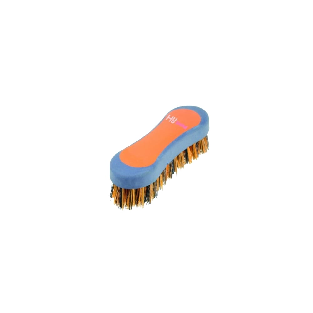 Hy Shine Pro Groom Face Brush Navy & Orange