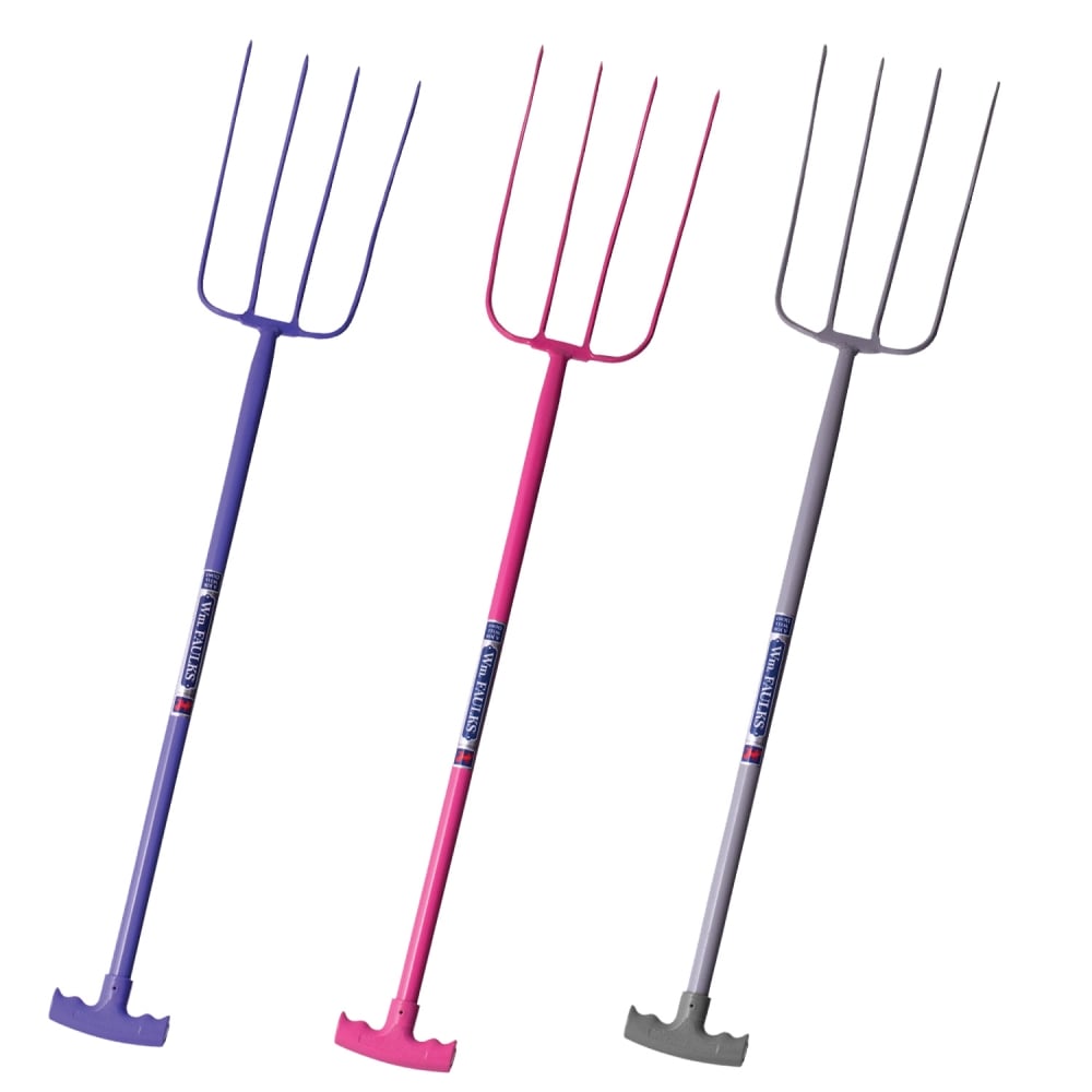 Red Gorilla 4 Prong T Handle Manure Fork